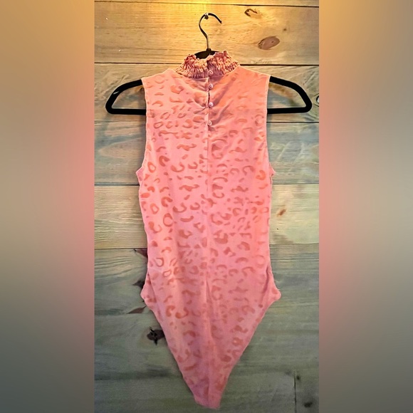 VELVET BURNOUT FAIRY GRUNGE WHIMSY BODYSUIT - Picture 8 of 9